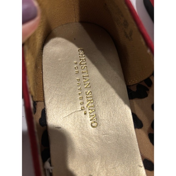 Christian Siriano Payless Burgundy Red Flats Size 12 Womens Or 10.5 Men's - Picture 3 of 4